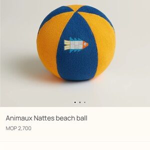 Hermes Animaux Nattes beach ball